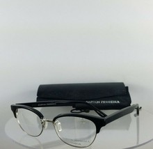 Brand New Authentic Barton Perreira Eyeglasses Estelle BLA/SIL Black Frame - $119.68