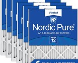 Merv 12 Pleated Ac Air Filters, 6 Pack, Nordic Pure 16X25X1. - $74.92