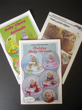 Crochet Pattern Pamphlets - Baby Shoes - Animals - Afghan - Holiday Baby... - $12.99