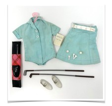 Vintage Tammy Doll Aqua Tee Time Golf Outfit &amp; Accessories  #9118 Japan - $61.92