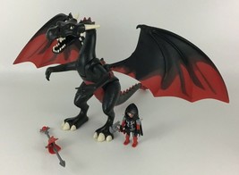 Playmobil 4838 Dragon Land Giant Red Black LED Dragon Complete with Figu... - $89.05