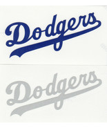 REFLECTIVE Script Los Angeles Dodgers helmet decal sticker window hard h... - £4.54 GBP+