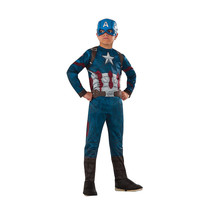 Nuevo Rubie&#39;s Marvel Capitán América Niño Varios Tamaños - $17.94