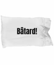 Batard Pillowcase Quebec Swear in French Expression Funny Gift Idea for Bed Body - £16.98 GBP