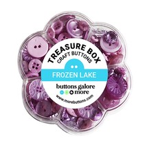 Buttons Galore Treasure Box-Frozen Lake TBX-106 - £14.24 GBP