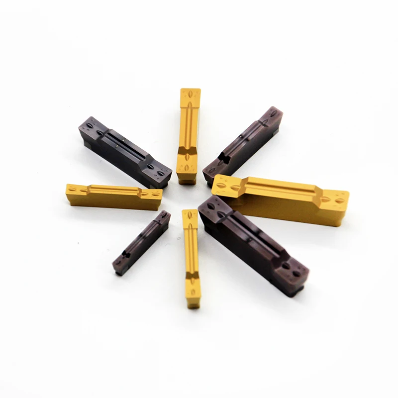 Q.Grt 10pc MGMN150 MGMN200 MGMN300 Carbide Grooving Insert Lathe Slotted... - $279.94