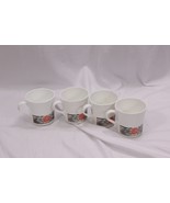 Corelle Silk and Roses Mugs Cups Set of 4 - $18.78 CAD