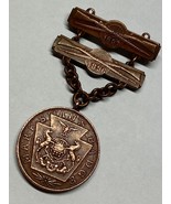 SPANAM, U.S. PENNSYLVANIA NATIONAL GUARD, MARKSMANS BADGE, 1896, AND 189... - $75.56 CAD