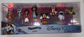 Disney100 Years of Love Celebration Collection Limited Edition 8-Piece Figure... - £22.97 GBP