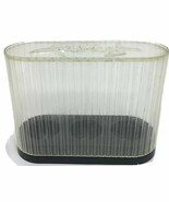 Vintage Original Faberge Plastic Keeper Container Clear Box Holds 3 Bottles - $27.05 CAD