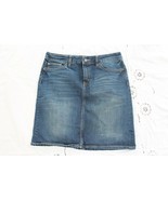 H&amp;M Casual A-line BLUE Denim Skirt Jeans  Womens Size 8 - £11.76 GBP