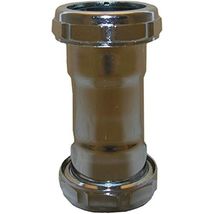 Slip Joint Both Ends, Chrome Plated Brass, 1-1/4-In. - €20,54 EUR