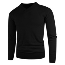 Autumn Sweater Men Pullover Tops Male Cotton Basic Slim Sweaters Jumper Spring   - £70.72 GBP