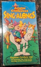 Alvin and the Chipmunks Sing-Alongs Ragtime Cowboy Joe (VHS, 1993) Video - £7.98 GBP