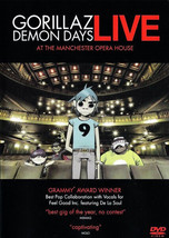 Gorillaz - Demon Days Live At The Manchester Opera House (DVD) G+ - £7.56 GBP