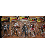 Masked Rider Kamen Ryuki Figures x 5 2002 Japan Banpresto 6&quot; Tall - £52.01 GBP