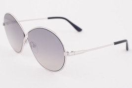 Tom Ford RANIA 564 18C Shiny Rhodium / Gray Mirror Sunglasses TF564 18C ... - £151.09 GBP