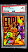 1997 Topps Finest Common Refractor 82 Dikembe Mutombo PSA 9 Only 3 Graded Higher - £66.76 GBP