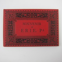 Souvenir of Erie Pennsylvania Fold Out View Book Adolph Wittemann Antique 1880s - £236.29 GBP