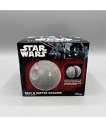 Disney Star Wars Ceramic Death Star Magnetic Salt &amp; Pepper Shakers Lucas... - £19.46 GBP