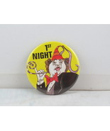 New Years Eve Pin - 1st Night Tuxedo Man - Celluloid Pin  - £11.76 GBP