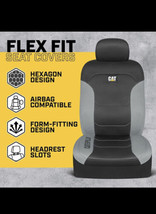 Caterpillar Flexfit Automotive Seat Covers for Cars Trucks and SUVs (Set... - $29.69