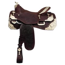 Natural Leather Western Horse Saddle Barrel Racing 11&quot;12&quot; 13&quot; 14&quot; 15&quot; 16... - $569.05