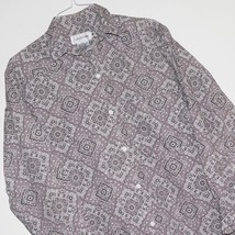 MEN&#39;S CALVIN KLEIN SHIRT ~ Sz M good, used GEOMETRIC EASTERN TURKISH TIL... - £11.65 GBP