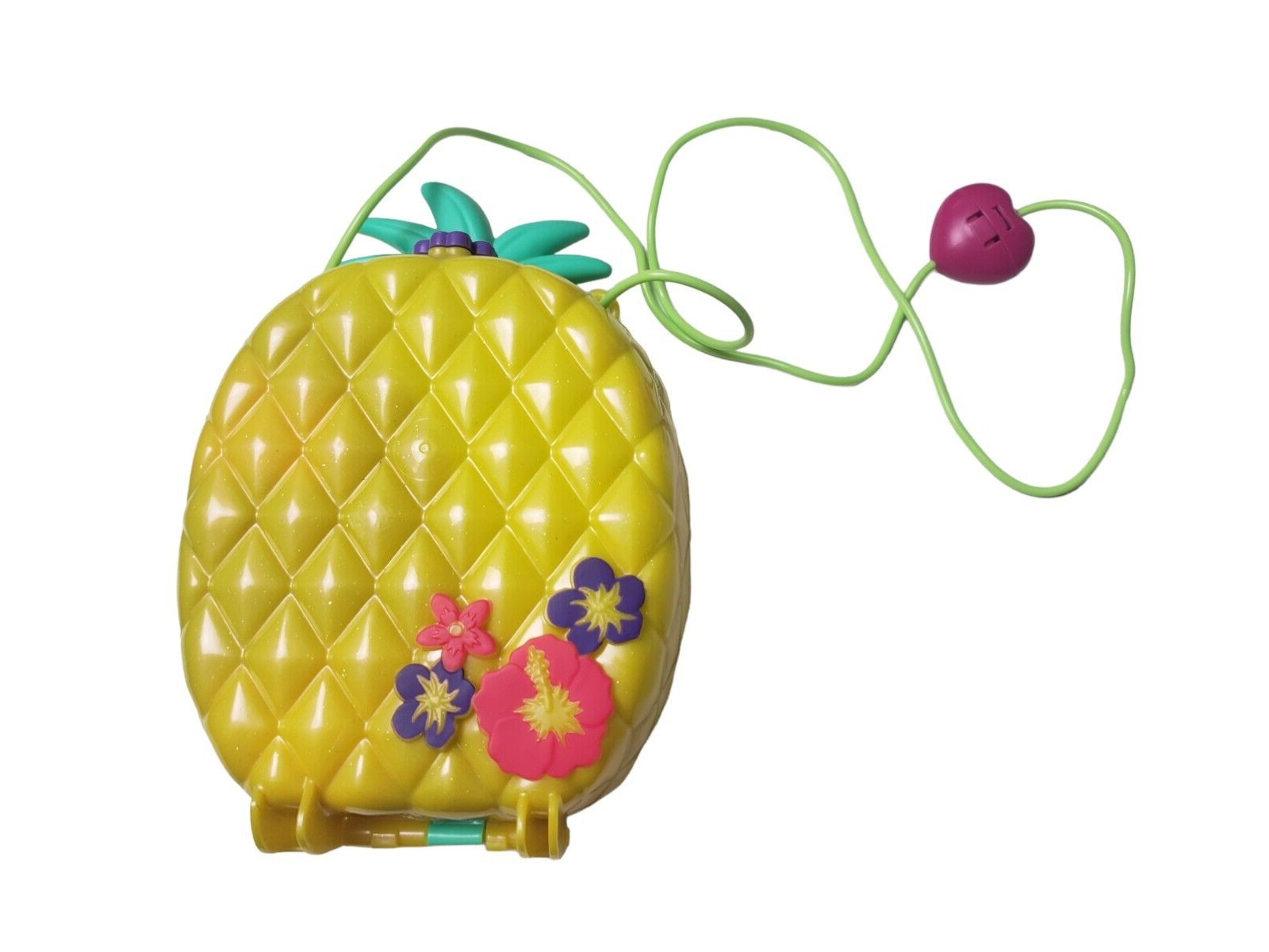 Polly Pocket Mattel Tropicool Pineapple Wearable Purse Toy 2019 NO FIGURES - $14.84