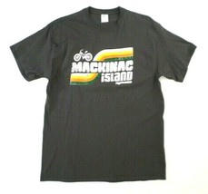 Mackinac Island Michigan Men's T-Shirt L Gray - £17.82 GBP