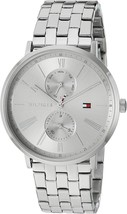 Tommy Hilfiger Reloj Mujer 1782068 Cuarzo Acero Inoxidable Esfera Plata 38mm - $106.41