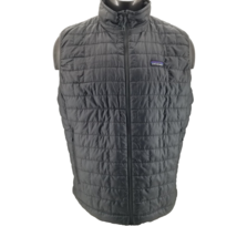 Patagonia Nano Puff Vest Mens XL Gray Quilted Insulated Full Zip Primaloft - $102.85