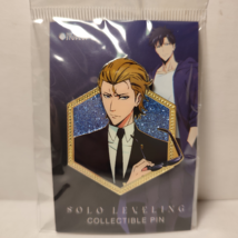 Solo Leveling Woo Jinchul Enamel Pin Official Anime Collectible Figure B... - $14.48