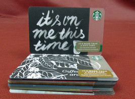 Lot of 16 Assorted Starbucks 2014 Gift Cards New with Tags - £77.31 GBP