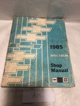 1985 Chevrolet Spectrum Factory Original Service Repair Shop Manual Book - £6.23 GBP