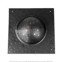 8.5” 16 Gauge Handforged Shield Boss Square Medieval Ren Faire Cosplay LARP - $31.66