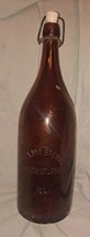 Pre Pro Rock Island Brewing Co Rock Island Illinois Half Gallon Beer Bottle - £89.35 GBP