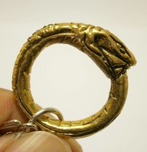 Ouroboros Snake eating its own tail pendant bless 1980s for wealthy fortune infi - £31.74 GBP