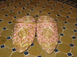 Moroccan women slippers -Moroccan shoes -Slippers for women&#39;s -Outdoor slippers - £28.65 GBP