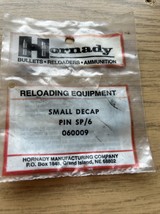 HORNADY DECAPPIPING PINS SMALL  PACKAGE OF 6 # 060009 - $12.60