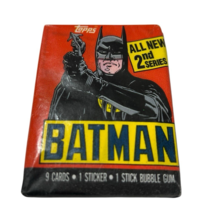 1989 Topps Batman Cards, 1 Sealed Batman Wax PACK (2nd Series) From Box,... - $11.69 CAD