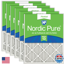 Nordic Pure 14X30X1 Actual Size 13 15/16 X 29 15/16 X 3/4 Pleated Merv 1... - $135.40