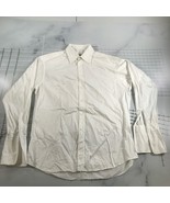 Gucci Button Down Shirt Mens 42 16.5 White French Cuffs Long Sleeve Ital... - £74.32 GBP