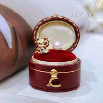 Lovely Kitty Akoya Pearls Rings H20225400 - £43.86 GBP