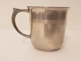 VTG Nantucket Pewter Metal Handwrought Cup Mug - £11.95 GBP