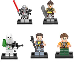 5pcs/set Star Wars Snow Trooper Darth Malgus Kordi Naare Zander Rowan Minifigs - £10.11 GBP