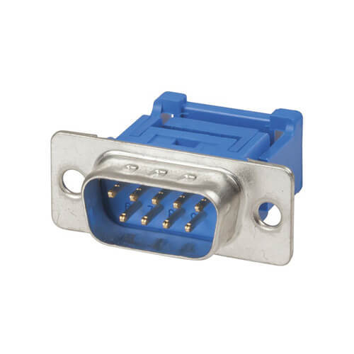 Male IDC Connector for Line Mount with Back Shells - DB9 - $15.47