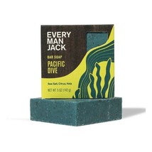 Every Man Jack 5 Oz Pacific Dive Cold Plunge Bar Soap - $9.89