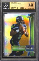 In the eBay vault 
2012 Topps Finest #140 Russell Wilson Gold Refractor ... - £1,027.37 GBP