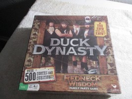 NEW Duck Dynasty Redneck Wisdom Family Party Board Game 10+ Boys & Girls SEALED - $15.83